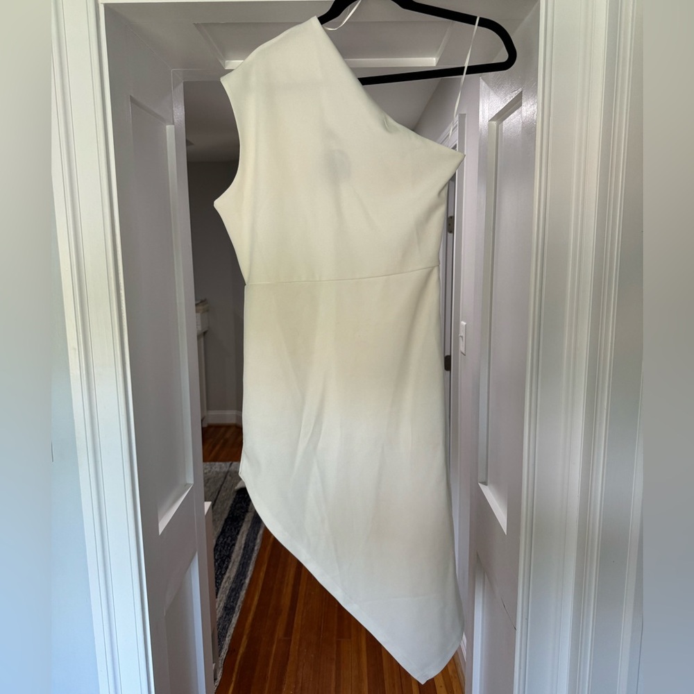 Labeye one shoulder asymmetrical dress